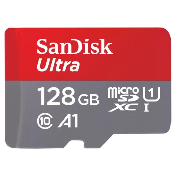 SanDisk microSD Ultra - 128GB - inclus SD Adapter - Full HD