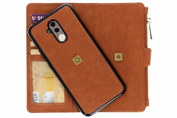 Porte-monnaie de luxe Huawei Mate 20 Lite - Brun