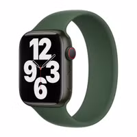 Apple Bracelet Boucle unique en Silicone Apple Watch | 44/45/46/49 mm - Taille 6 - Clover