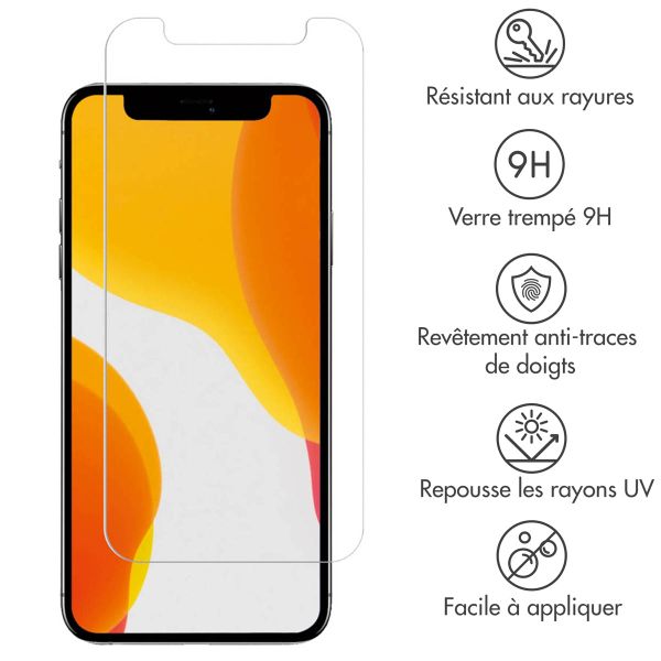 Accezz Protection d'écran en verre trempé Apple iPhone 12 Mini