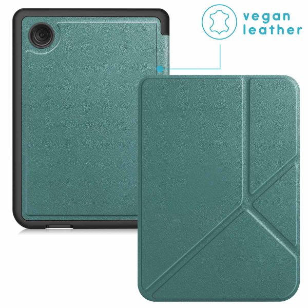 imoshion Étui de liseuse portefeuille Pliable Kobo Clara Colour / BW - Vert foncé