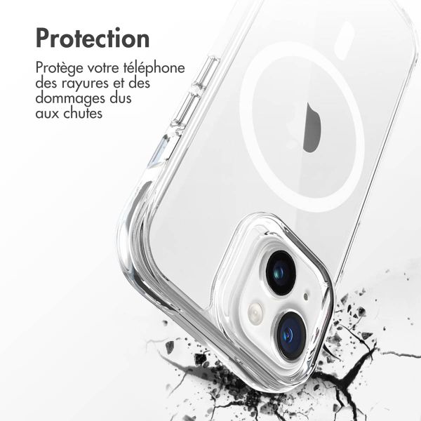 imoshion Coque Rugged Air MagSafe iPhone 15 - Transparent