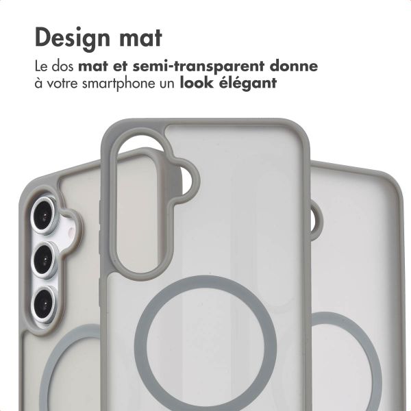 imoshion Coque Color Guard avec MagSafe Samsung Galaxy S24 FE - Gris