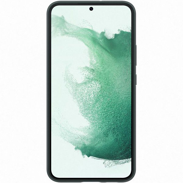 Samsung Original Coque en silicone Galaxy S22 Plus - Dark Green