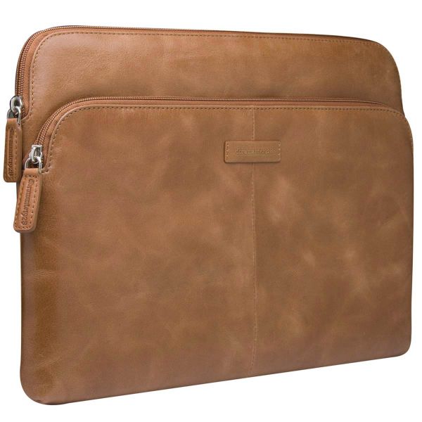 dbramante1928 Skagen Pro+ Sleeve - Pochette ordinateur 13 pouces - Cuir véritable - MacBook Pro 13 pouces / Air 13 pouces - Tan