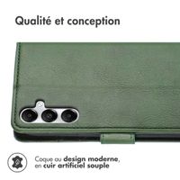 imoshion Étui de téléphone portefeuille Luxe Samsung Galaxy S25 - Vert