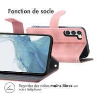 imoshion Etui de téléphone portefeuille avec cordon Samsung Galaxy S23 - Rose