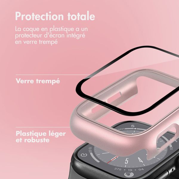 imoshion Coque rigide à couverture complète Apple Watch 4 / 5 / 6 / SE - 40 mm - Rose Doré