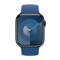 Apple Bracelet Boucle unique en Silicone Apple Watch | 44/45/46/49 mm - Taille 9 - Ocean Blue