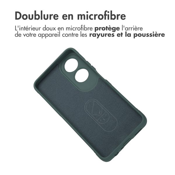 imoshion Coque arrière EasyGrip Oppo A60 4G - Vert foncé