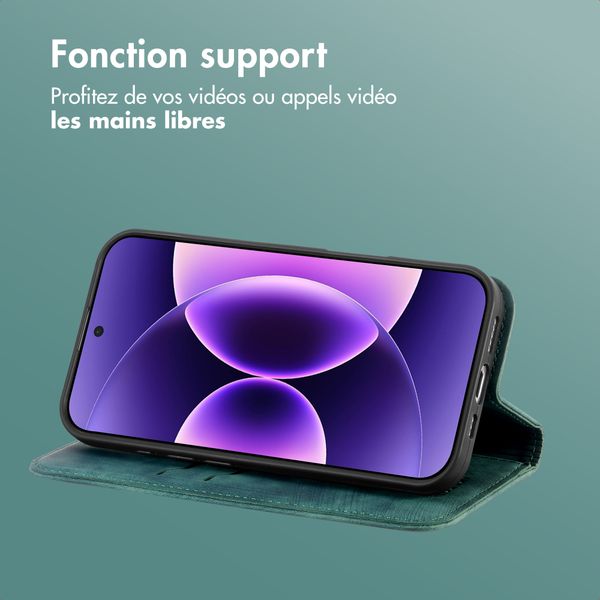 imoshion Étui de téléphone portefeuille Slim Xiaomi 17 Pro Max - Vert