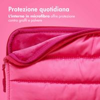 imoshion Pochette ordinateur Puffer 13-14 pouces - Hot Pink