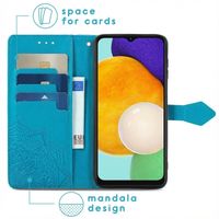 imoshion Etui de télephone Mandala Samsung Galaxy A13 (5G) / A04s - Turquoise