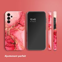 Selencia Coque arrière Vivid Tough Samsung Galaxy A15 - Rosy Marble