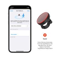 Fixed Tag Reflector - Tracker Bluetooth pour iOS - Noir