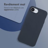 imoshion Coque Couleur Apple iPhone 16e - Bleu foncé