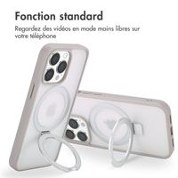 Accezz Coque Ring Stand avec MagSafe iPhone 13 Pro Max - Grey