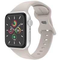 imoshion Bracelet en silicone⁺ Apple Watch Series 1 á 10 / SE / Ultra (2) (44/45/46/49 mm) - Stone - Taille M/L