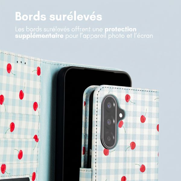 imoshion Étui de télephone portefeuille Design Samsung Galaxy A17 (5G) / (4G) - Cherry Check