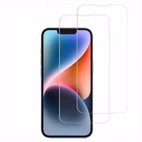Accezz Protection d'écran en verre trempé 2-pack Apple iPhone 13 / 13 Pro / 14 / 16e