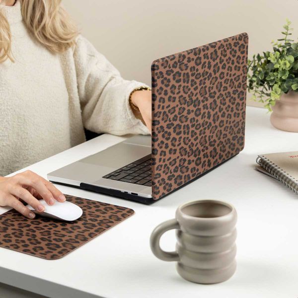 Selencia Coque Laptop Sabi Apple MacBook Air 13 pouces (2022 / 2024 M3 chip / 2025 M4 chip) - Mocha Brown