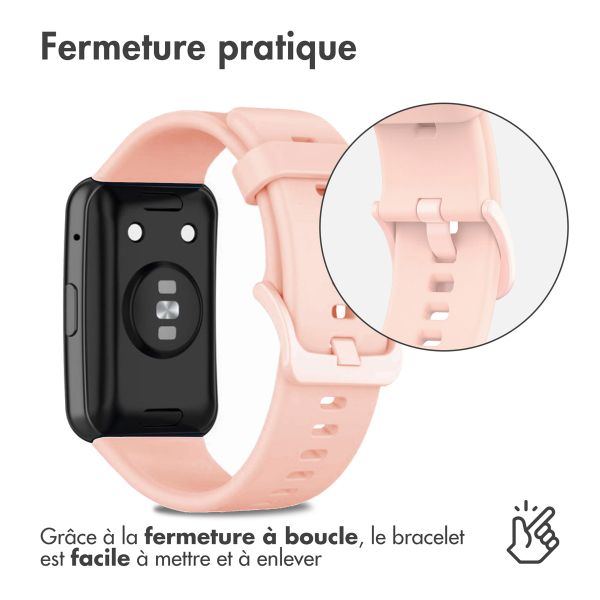 imoshion Bracelet en silicone Huawei Watch Fit - Rose