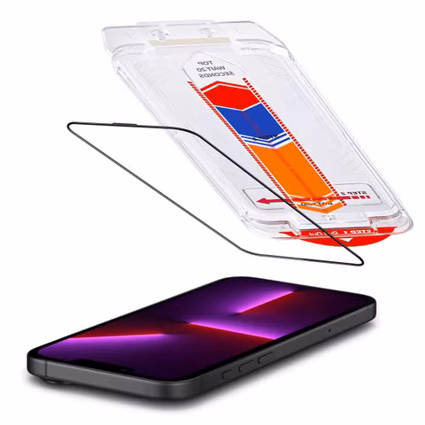 Accezz Protecteur d’écran en verre trempé + Applicateur Apple iPhone 13 / 13 Pro / 14 / 16e