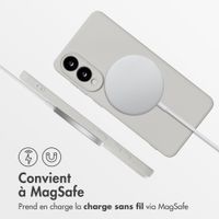 imoshion Coque Couleur avec MagSafe Samsung Galaxy S25 Edge - Beige
