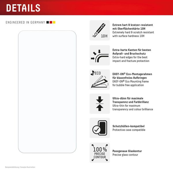 Displex Protection d'écran en verre trempé Real Glass Samsung Galaxy S24 Plus / S25 Plus