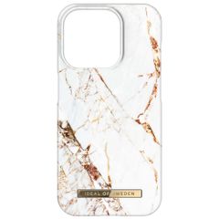 iDeal of Sweden Coque Fashion MagSafe Apple iPhone 15 Pro - Carrara Gold