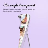 Coque personnalisée avec pellicule N°3 iPhone 14 - Transparent