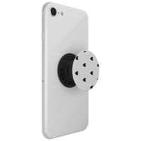 PopSockets iMoshion PopGrip - Black Hearts - White