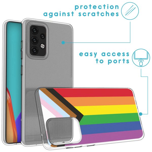 imoshion Coque Design Samsung Galaxy A52(s) (5G/4G) - Rainbow flag