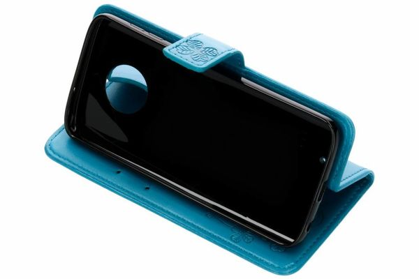 Etui de téléphone Fleurs de Trèfle Motorola Moto G6