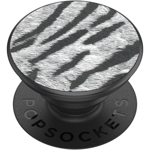 PopSockets PopGrip - Amovible - Vegan Leather Zebra