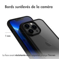 Accezz ﻿Coque de protection intégrale à 360° iPhone 13 Pro Max - Noir