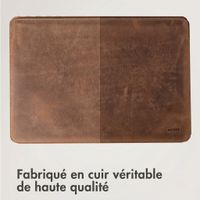 Accezz Leather Pochette ordinateur Apple MacBook 16 pouces - Cognac