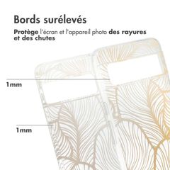 imoshion Coque Design Google Pixel 8 Pro - Golden Leaves Transparent