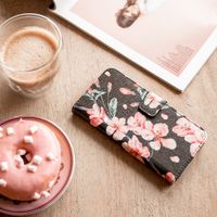 imoshion Coque silicone design iPhone 11 - Blossom Watercolor Black