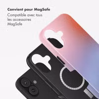 Selencia Coque arrière Vivid avec MagSafe Apple iPhone 17 - Gradient Soft Blush