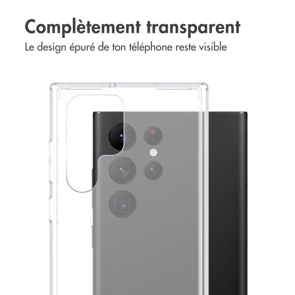 imoshion Coque Stand Samsung Galaxy S22 Ultra - Transparent