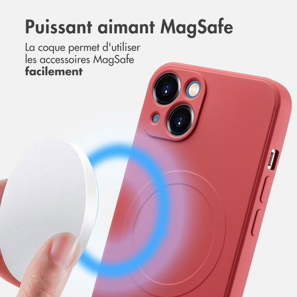 imoshion Coque Couleur avec MagSafe iPhone 13 - Dusty Rose