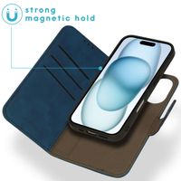 imoshion Etui de télephone luxe 2-en-1 amovible Apple iPhone 16 - Bleu