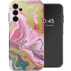 Selencia Coque arrière Vivid Samsung Galaxy A15 (5G/4G) - Marble Pink