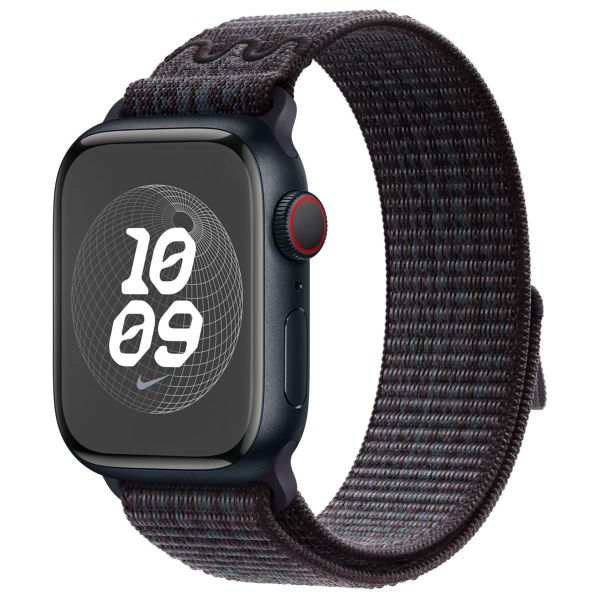 Apple Nike Sport Loop bracelet Apple Watch Series 1 á 9 / SE (38/40/41 mm) | Series 10 (42 mm) - Black/Blue