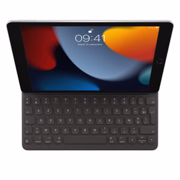 Apple Smart Folio Keyboard Apple iPad 9 (2021) / iPad 8 (2020) / iPad 7 (2019) 10.2 pouces / Air 10.5 (2019) - AZERTY - Noir