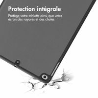 imoshion Coque tablette Trifold Apple iPad 6 (2018) 9.7 pouces / iPad 5 (2017) 9.7 pouces / Air 2 (2014)/Air 1 (2013) - Gris