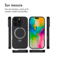 Accezz Coque Ring Stand avec MagSafe Apple iPhone 16 Pro - Noir