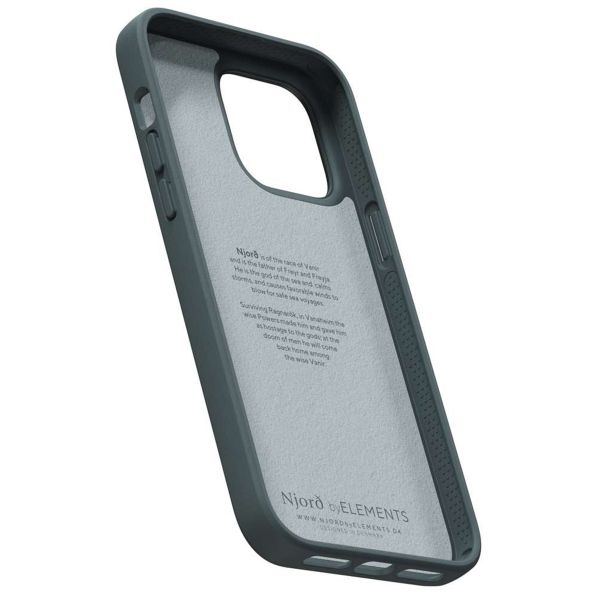 Njorð Collections Coque en tissu Apple iPhone 14 Pro Max - Dark Grey