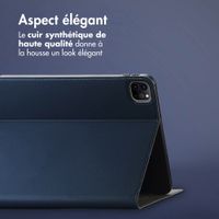 Accezz Coque tablette Classic Apple iPad Pro 11 (2022 / 2021 / 2020 / 2018) - Bleu foncé